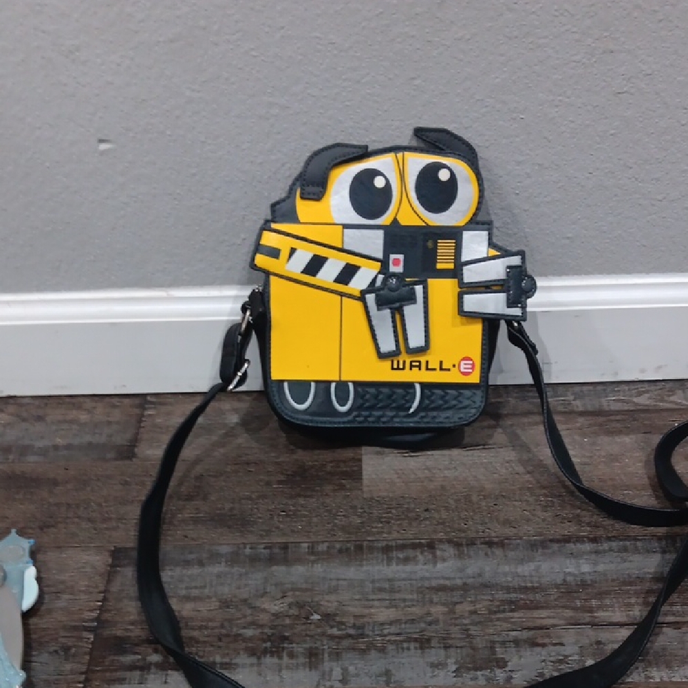 Loungefly Yellow and Black WALL-E Crossbody Bag